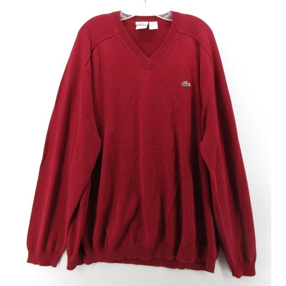 Lacoste Sweater 9 Pullover Preppy Casual Crocodile Logo Cotton XXL - Picture 1 of 10